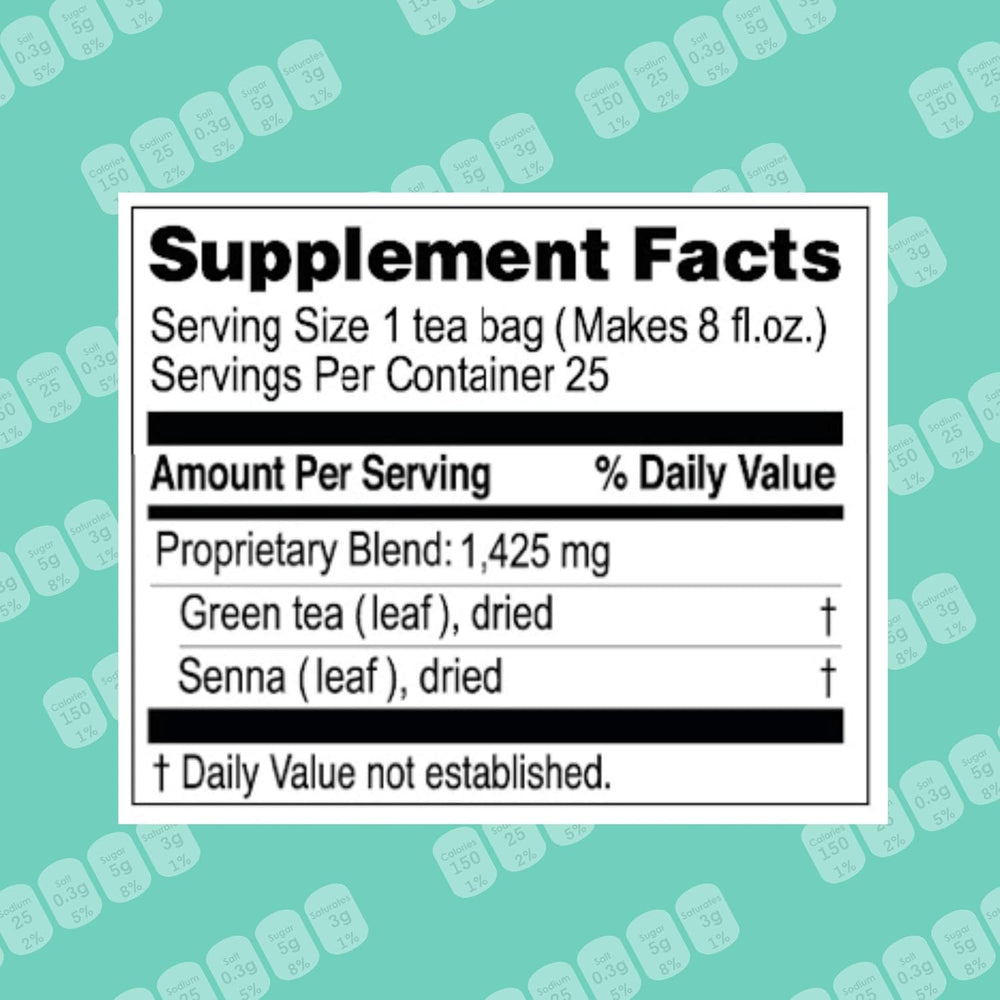 HYLEYS Slim Tea HERBAL SUPPLEMENT MANGO 1.32oz X 25pc - Authentic Turkish & Mediterranean Food | TG Gourmet