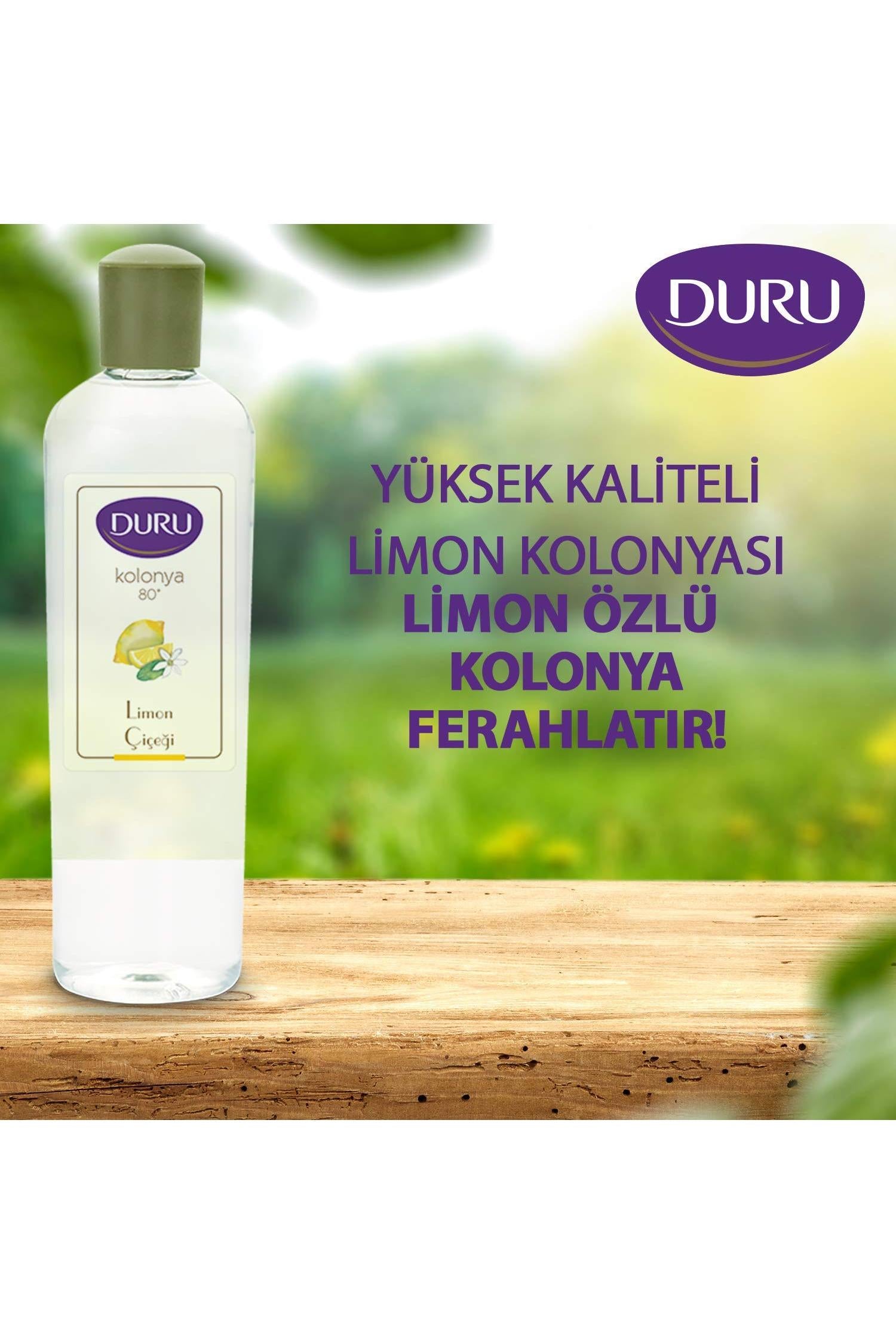 Duru Cologne Lemon Pet 13.5fl oz (400ml) Bottle, plastic