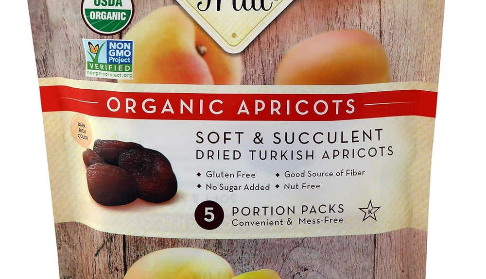 Sunny Fruit Organic Turkish Apricots (1.06 x 5)- Kosher - Authentic Turkish & Mediterranean Food | TG Gourmet