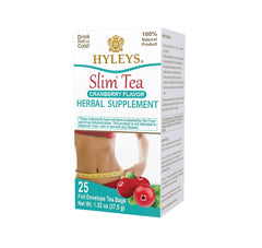 Hyleys Slim Tea Cranberry Herbal Blend, 25 Tea Bags 1.32 oz | TG Gourmet