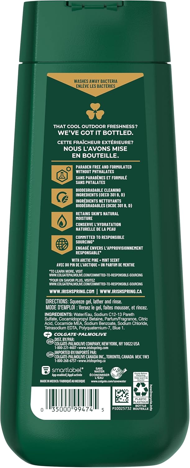 IRISH SPRING BODY WASH 20 OZ MOUNTAIN CHILL - Authentic Turkish & Mediterranean Food | TG Gourmet
