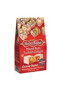 Hazerbaba Turkish Delight /Mix Nut,Cnut/ 3.5oz(100g)Pouch - TULUMBA