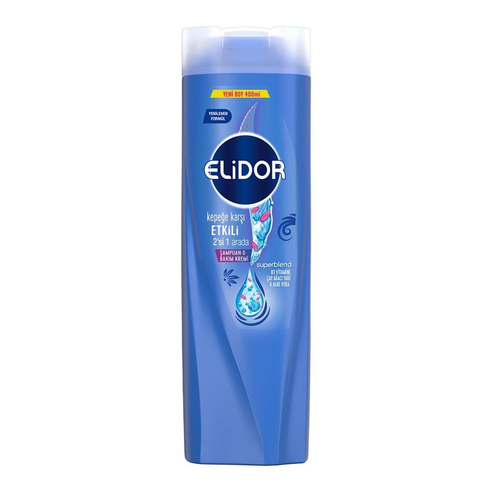 ELIDOR SHAMPOO 400 ML (13.5oz - ANTI DANDRUFF) - Authentic Turkish & Mediterranean Food | TG Gourmet