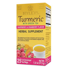 HYLEYS TURMERIC, RASPBERRY & CRANBERRY | W/GREEN TEA 1.32oz - Authentic Turkish & Mediterranean Food | TG Gourmet