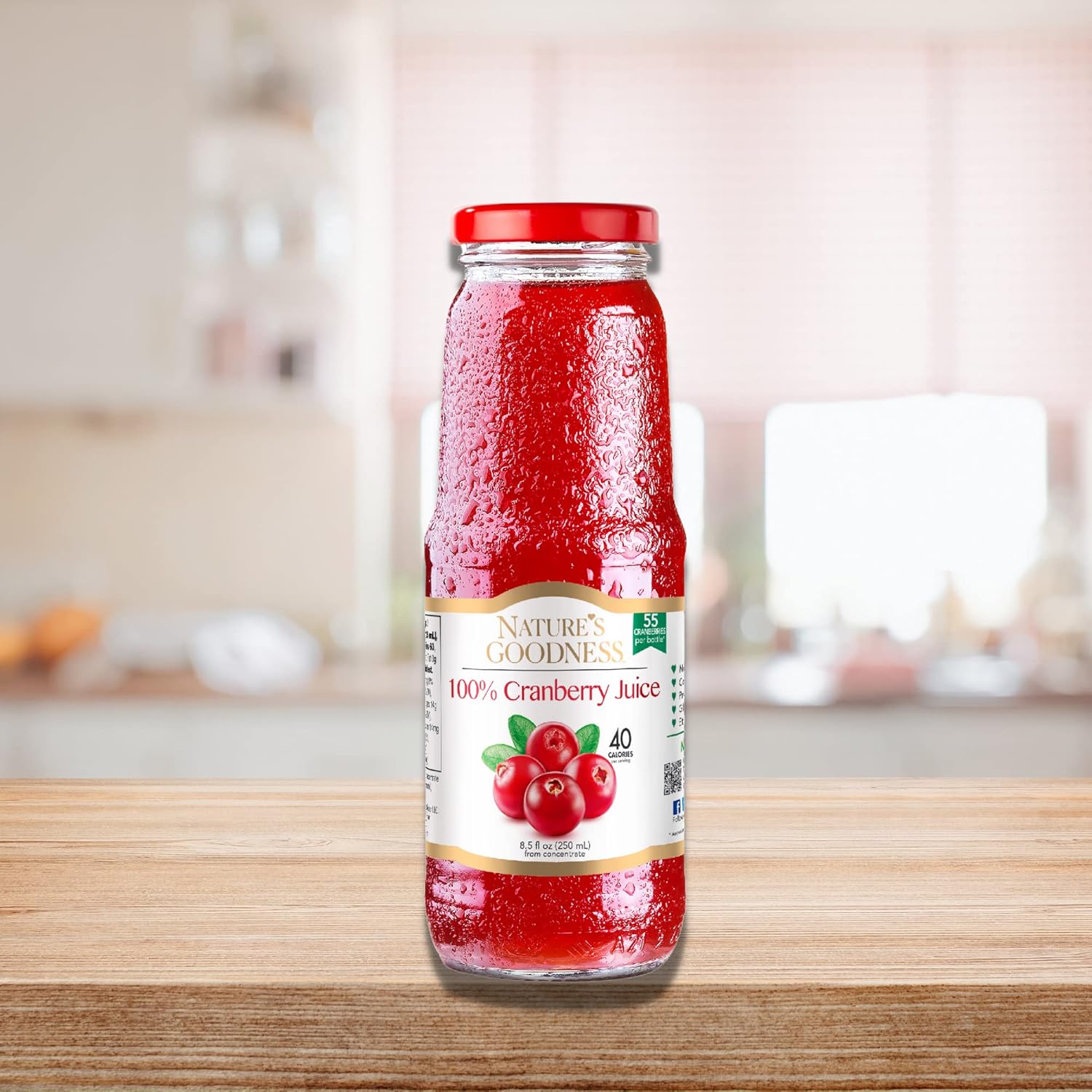 Nature`s Goodness Cranberry Juice 33.82 fl oz - Authentic Turkish & Mediterranean Food | TG Gourmet