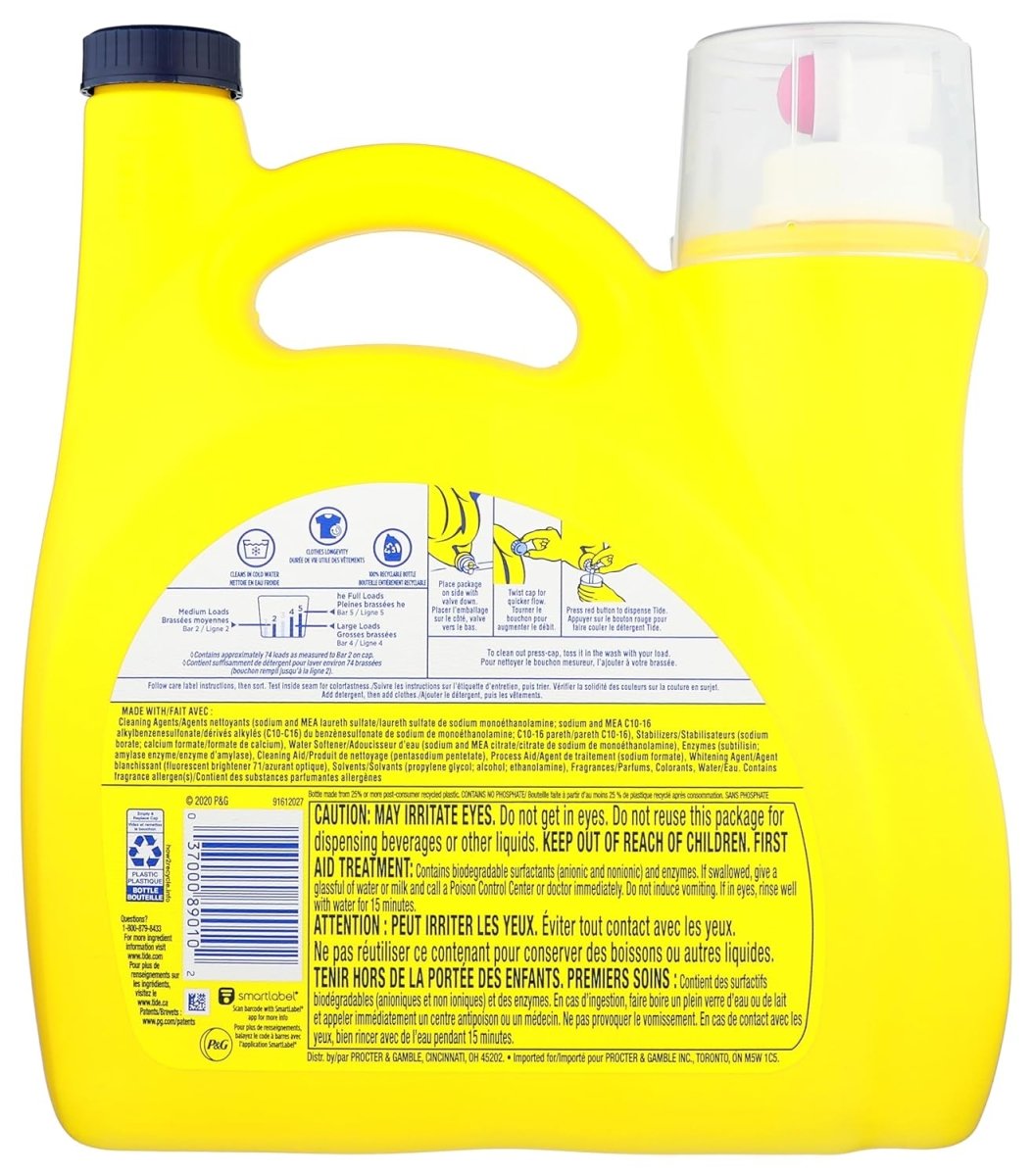 TIDE SIMPLY DETERGENT LIQUID REFRESHING BREEZE WITH - PUMP 115 OZ - TULUMBA