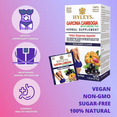 HYLEYS GARCINIA CAMBOGIA ACAI BERRY 1.32oz - Authentic Turkish & Mediterranean Food | TG Gourmet