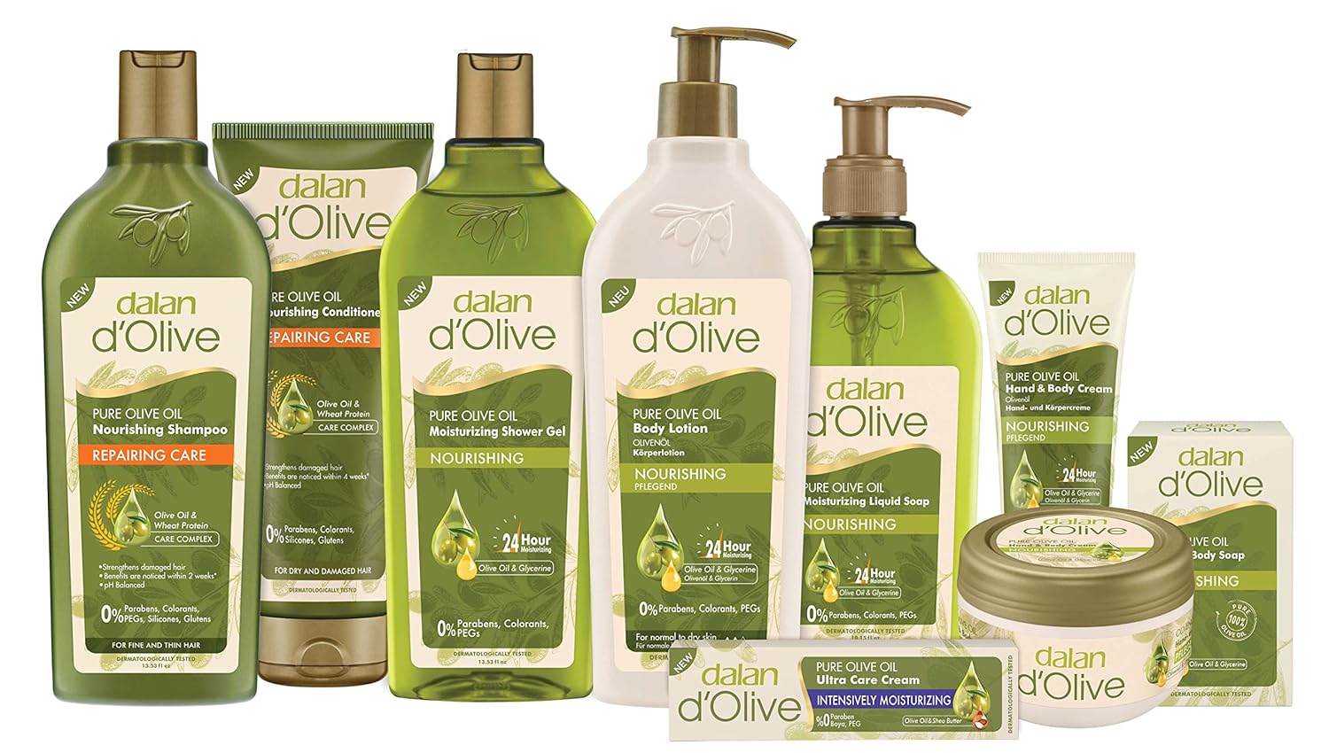 d'Olive SHAMPOO | 13.5 fl. oz. (400ML) | NEW | REPAIRING CARE - Authentic Turkish & Mediterranean Food | TG Gourmet
