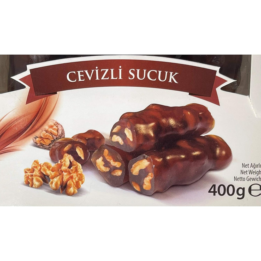 KEYIFCE TURKISH DELIGHT WITH WALNUT ROLL 350gr - Authentic Turkish & Mediterranean Food | TG Gourmet