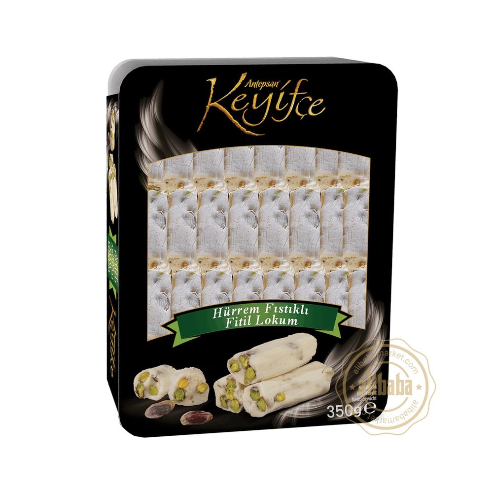 Keyifce Hurrem Turkish Delight Roll with Pistachio 12.3 oz (350g) | TG Gourmet