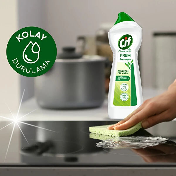 CIF Cream Cleanser w/Amonia 500 ML. (17 oz) - Authentic Turkish & Mediterranean Food | TG Gourmet