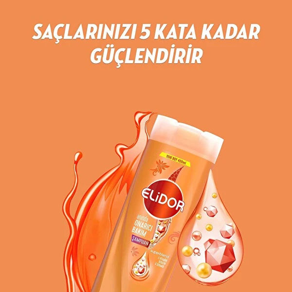 ELIDOR SHAMPOO 400ML (13.5oz - INSTANT REPAIR) - Authentic Turkish & Mediterranean Food | TG Gourmet