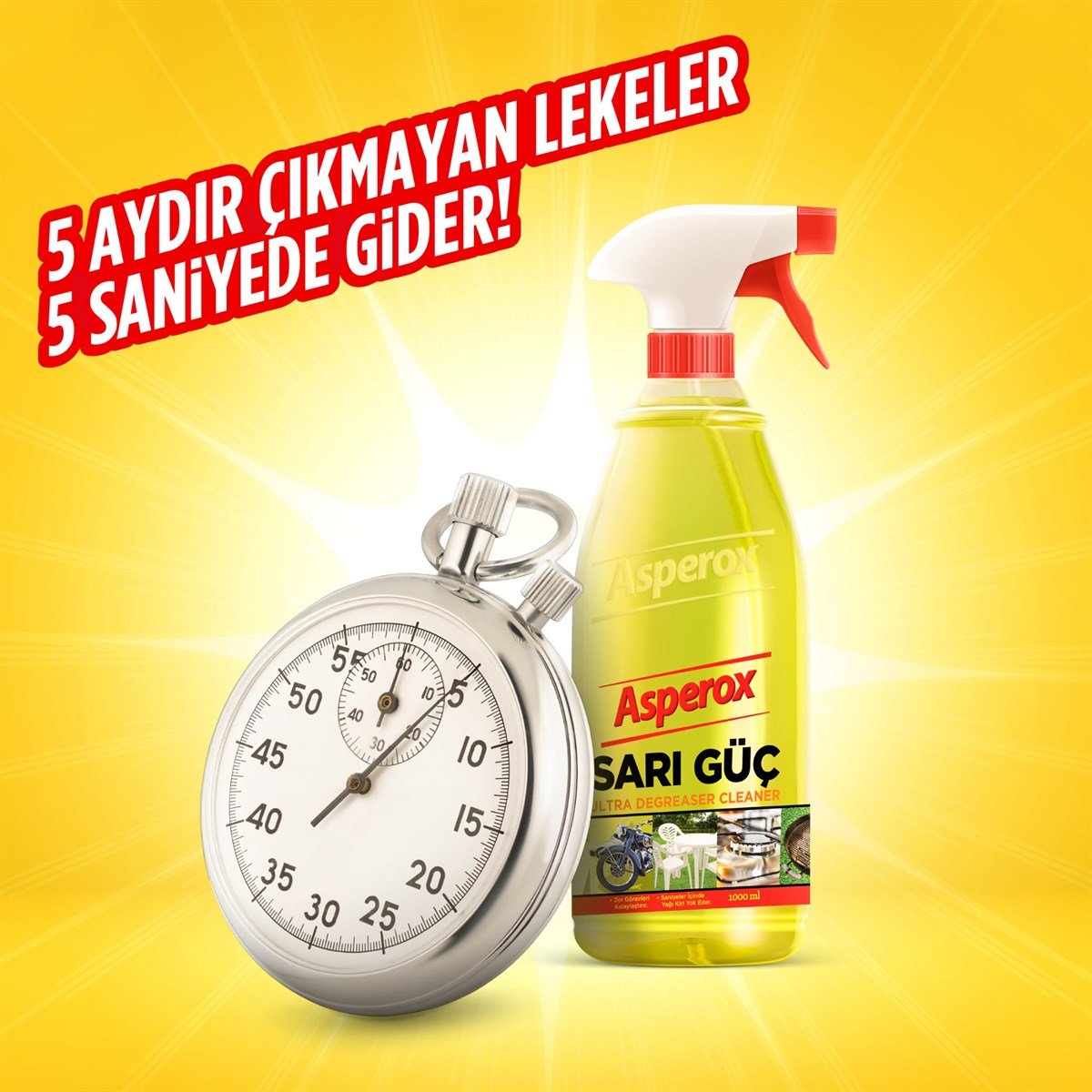 ASPEROX YELLOW POWER (SARI GÜÇ) 1000 ML - Authentic Turkish & Mediterranean Food | TG Gourmet