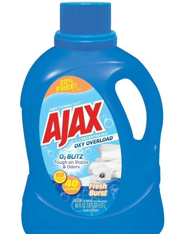 AJAX LIQUID LAUNDRY DETERGENT 60 OZ OXY OVERLOAD - TULUMBA