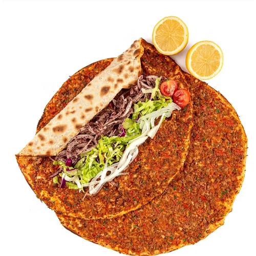 Lahmacun Skinny Crust G. Beef Flatbread Spicy (Hot) – 4 pcs - Authentic Turkish & Mediterranean Food | TG Gourmet