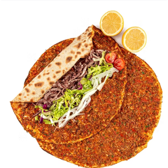 Lahmacun Skinny Crust G. Beef Flatbread Spicy (Hot) – 4 pcs - Authentic Turkish & Mediterranean Food | TG Gourmet