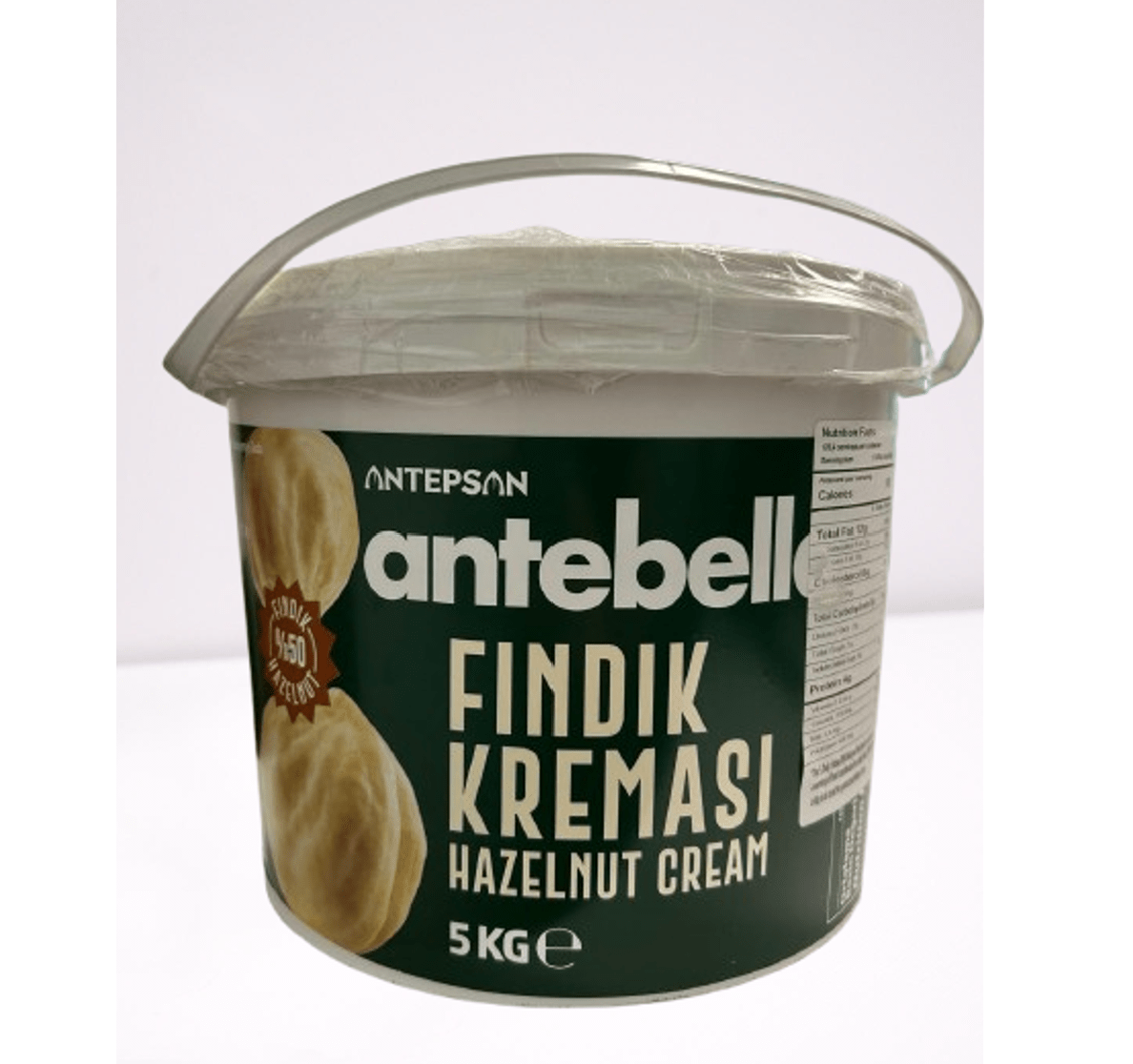 ANTEBELLA SPREADABLE HAZELNUT SPREAD 50% 5KG - Authentic Turkish & Mediterranean Food | TG Gourmet