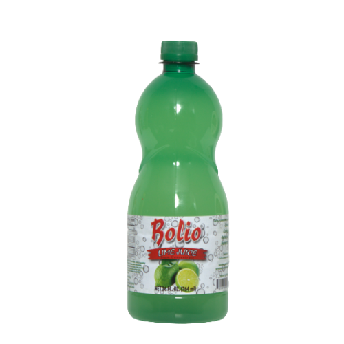Bolio Lime Juice 26 fl oz (764 ml) Bottle - Cocktail-Ready Citrus Pour | TG Gourmet