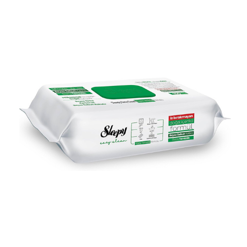 Sleepy Easy Clean White Soap Wet Wipes-100 - Authentic Turkish & Mediterranean Food | TG Gourmet