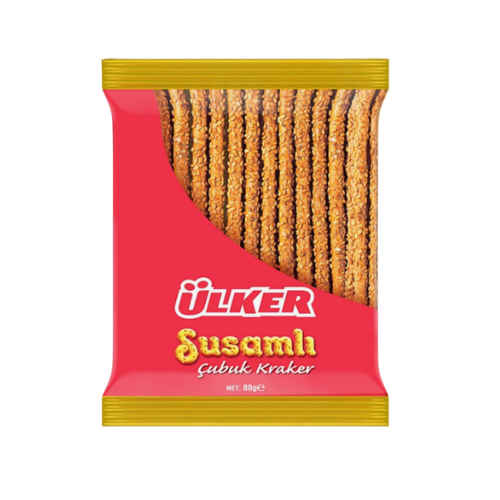 Ulker Sesame Stick Crackers 2.47 oz (70 g) - Authentic Turkish & Mediterranean Food | TG Gourmet
