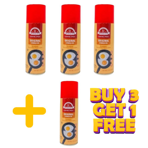Rosolini Cooking Spray Original Canola Oil 4 fl.oz x 4 pcs - Authentic Turkish & Mediterranean Food | TG Gourmet