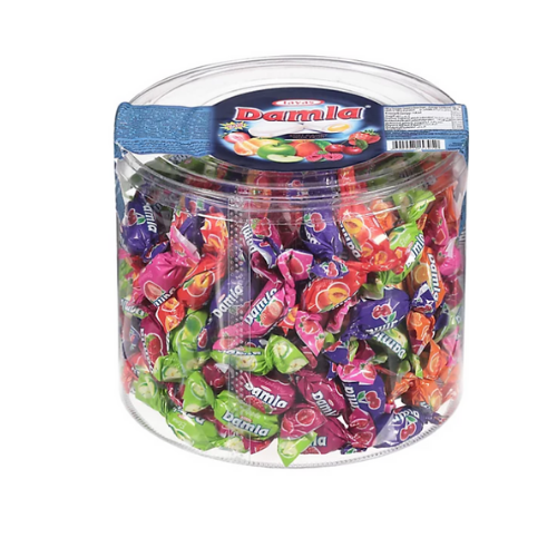 Damla Assorted Chewy Candy 28.2 oz (800g) Bag - Soft Center Mix | TG Gourmet