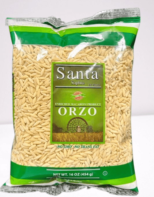 Santa Orzo Pasta (Arpa Sehriye) 16 oz (1 lb) Pack - Pilaf Pasta | TG Gourmet