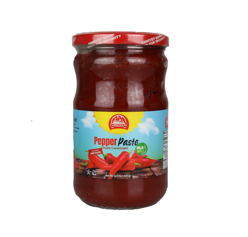Cappadocia Premium Mild Pepper Paste 23 oz (650g) Jar - Stew Base | TG Gourmet