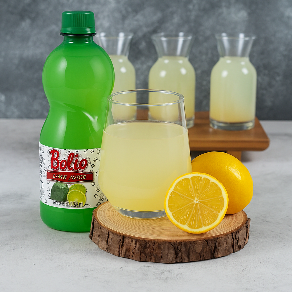 Bolio Lime Juice 34 fl oz (1000 ml) - Authentic Turkish & Mediterranean Food | TG Gourmet