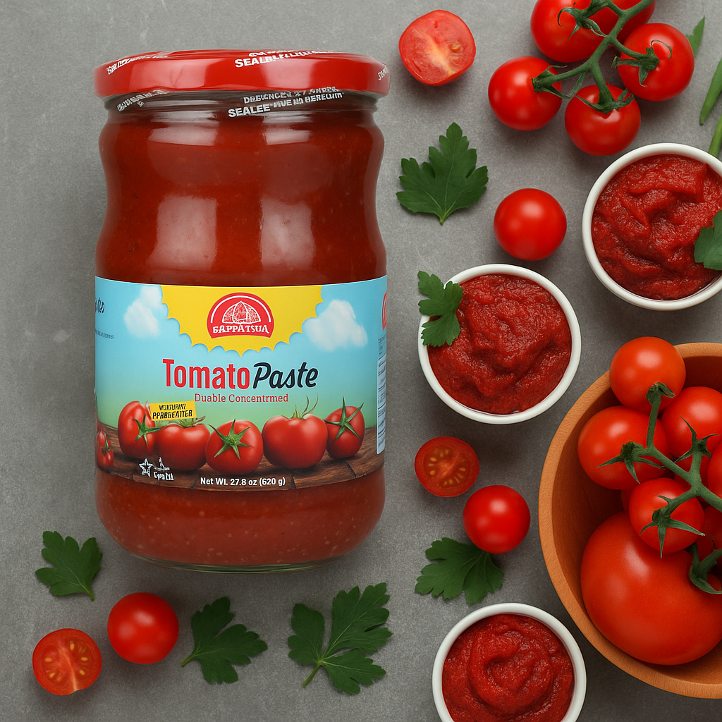 CAPPADOCIA PREMIUM TOMATO PASTE 650GR ( 23 oz) - Authentic Turkish & Mediterranean Food | TG Gourmet