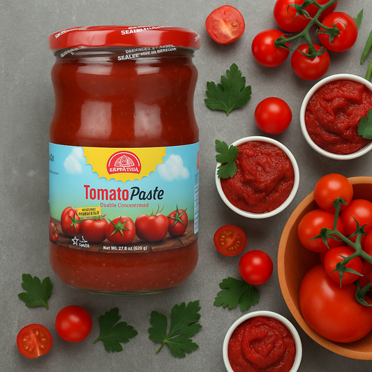 CAPPADOCIA PREMIUM TOMATO PASTE 650GR ( 23 oz) - Authentic Turkish & Mediterranean Food | TG Gourmet