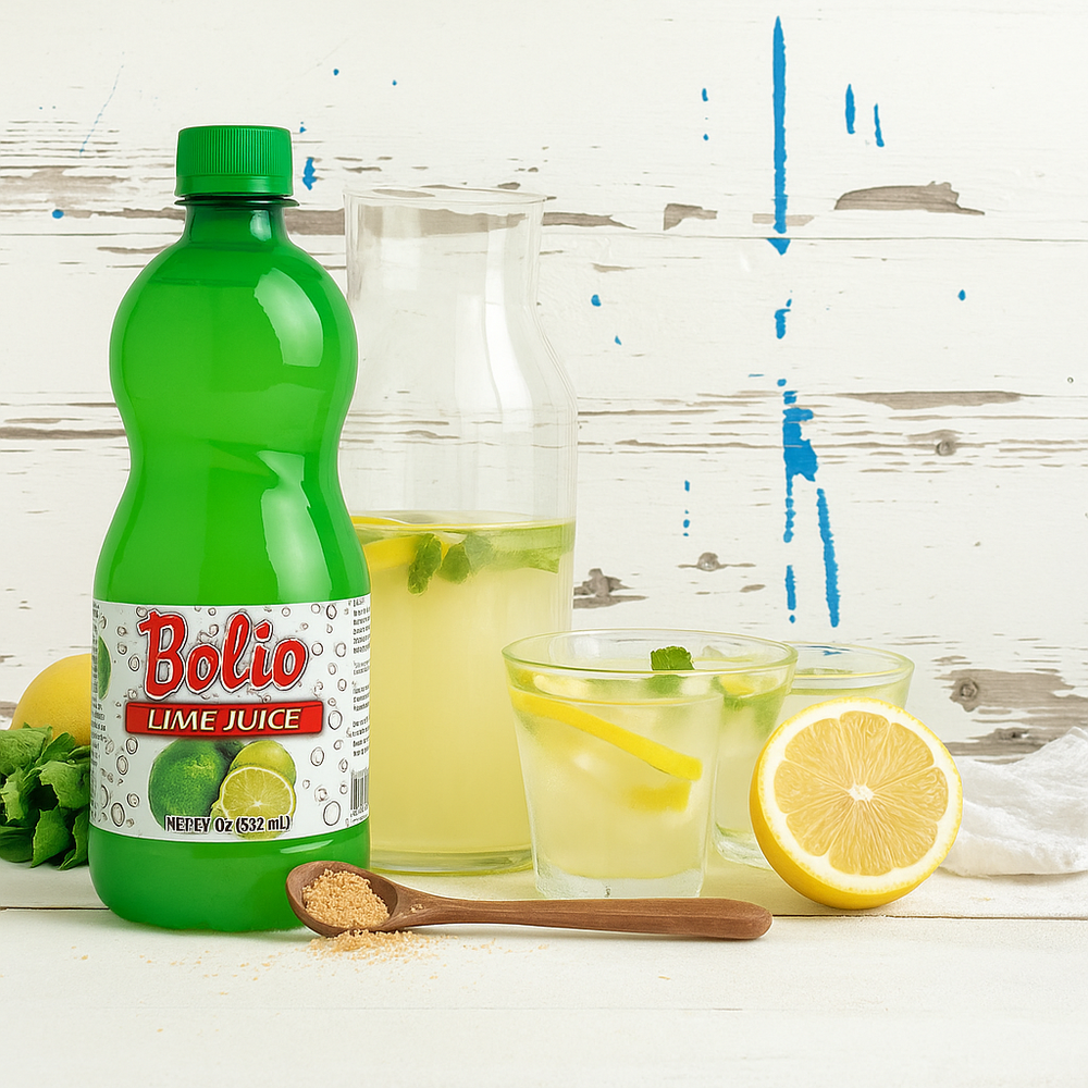 Bolio Lemon Juice 33.5 FL OZ (1 Liter) - Authentic Turkish & Mediterranean Food | TG Gourmet