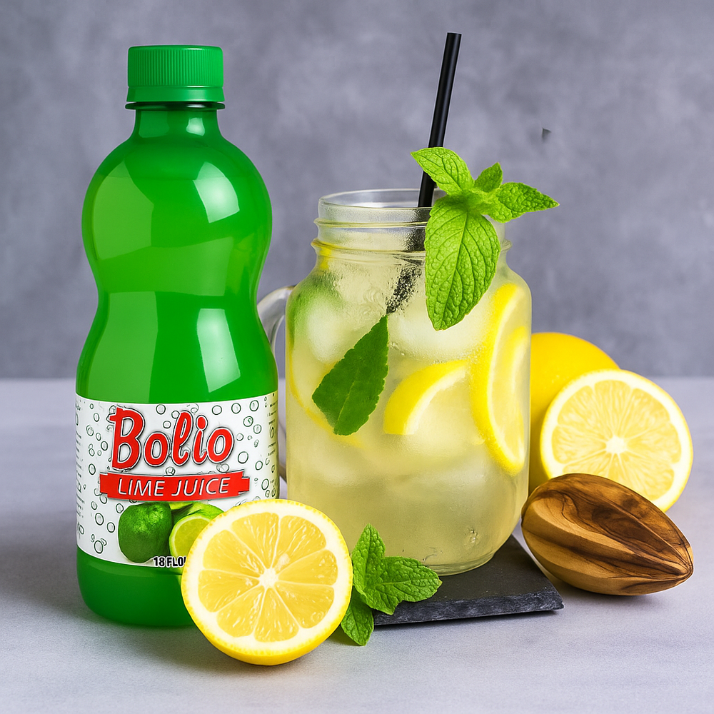 Bolio Lemon Juice 33.5 FL OZ (1 Liter) - Authentic Turkish & Mediterranean Food | TG Gourmet