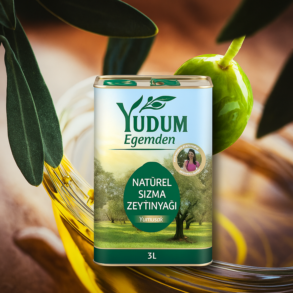 YUDUM EGEMDEN EVOO 3 lt Tin (Extra Virgin Olive Oil) - Authentic Turkish & Mediterranean Food | TG Gourmet