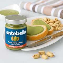 ANTEBELLA SPREADABLE PISTACHIO CREAM WITHOUT SUGAR 200gr - Authentic Turkish & Mediterranean Food | TG Gourmet
