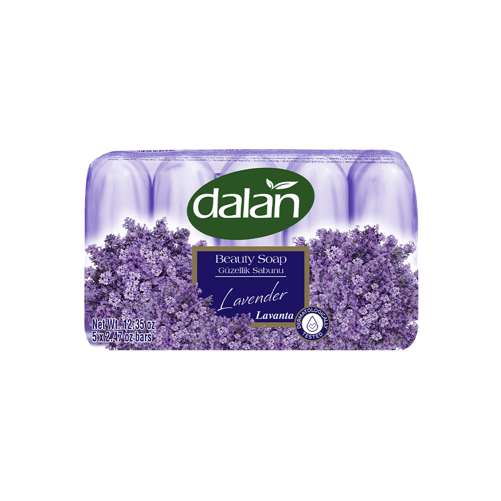 Dalan Beauty Bar Soap - Calming Lavender 2.47 oz, (Pack Of 5)