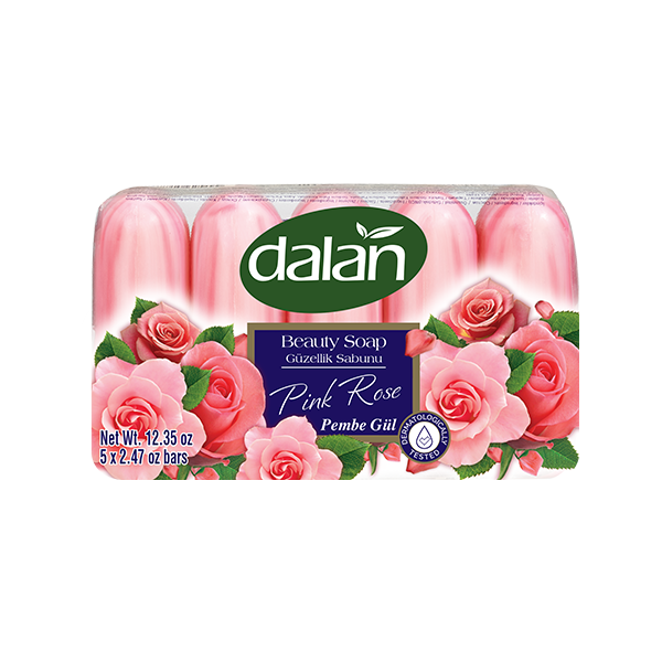 Dalan Beauty Soap 70gx5 ROSE - Authentic Turkish & Mediterranean Food | TG Gourmet