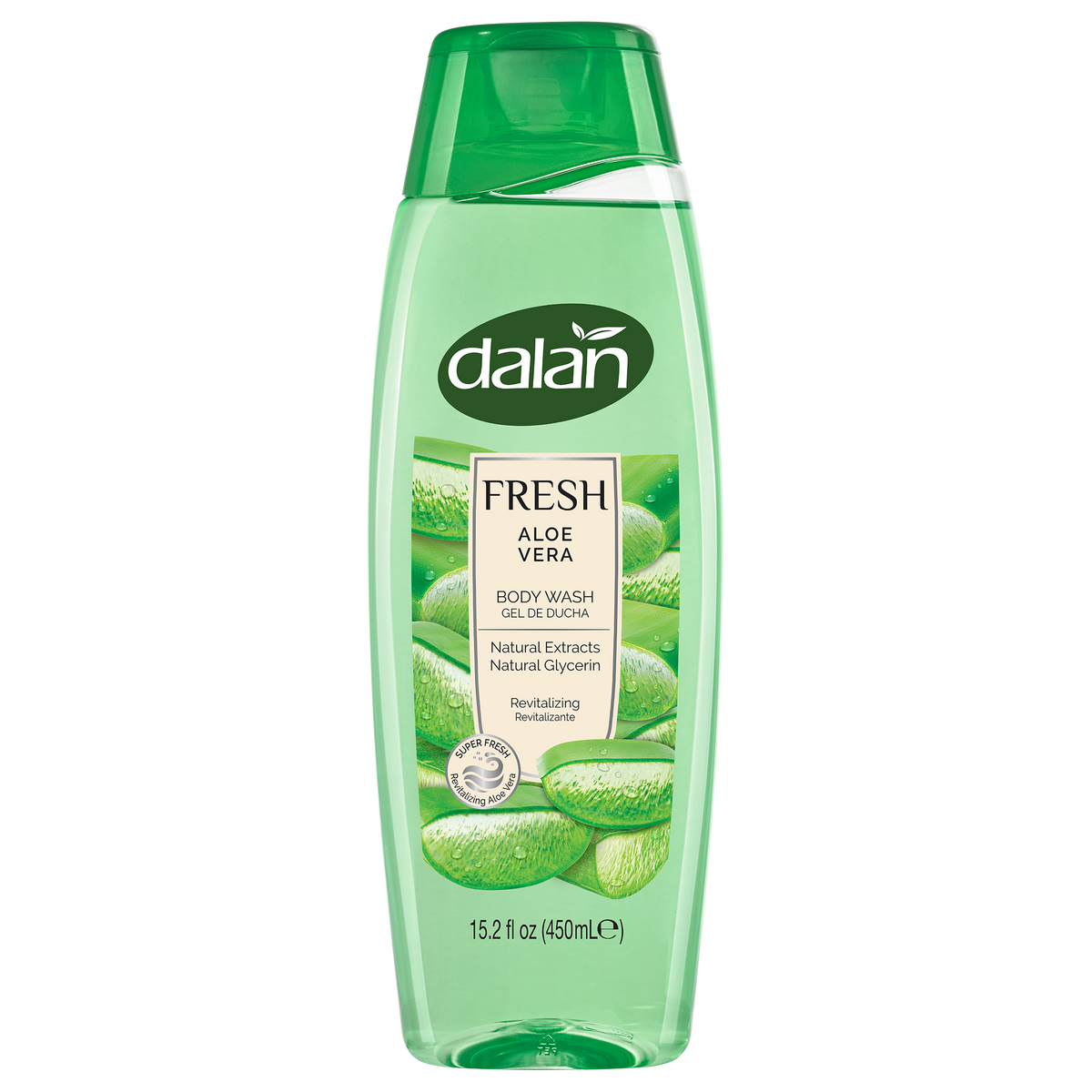 Dalan Fresh Aloe Vera Body Wash 15.2 fl oz (450 ml) - Cool Hydrating Shower | TG Gourmet