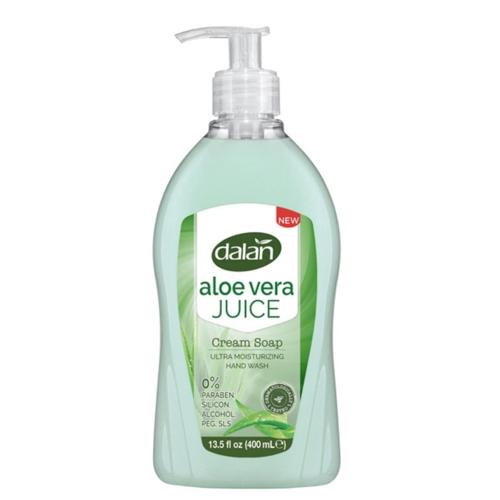 DALAN Cream Liquid Hand Soap – 13.5 fl oz – Aloe Vera Juice - TULUMBA