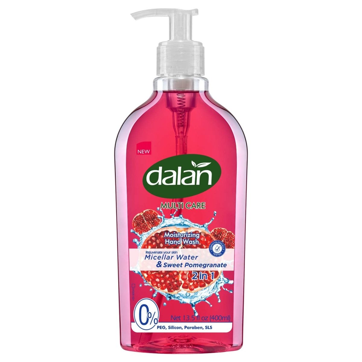Dalan Multi-Care Liquid Hand Soap Sweet Pomegranate 13.5 fl oz (400 ml) Pump | TG Gourmet