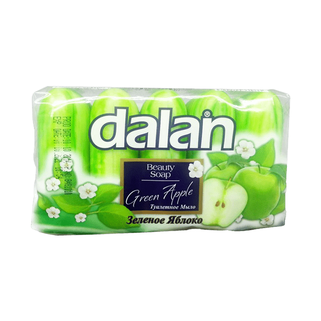 Dalan Beauty Bar Soap with Fresh Apple Scent 2.47 oz (70g) Bars, 5-Pack | TG Gourmet