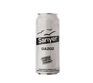 Sariyer Mixed Fruit Carbonated Drink 11.15 fl oz (330ml) Can Gazoz | TG Gourmet