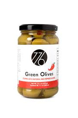 Greek_Green Olives Stuffed w/ Red Pepper 370ml - Authentic Turkish & Mediterranean Food | TG Gourmet