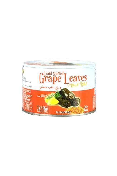 Lentil Stuffed Grape Leaves Gourmet212 14 oz can - TULUMBA