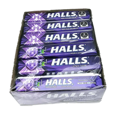 Halls Honey Blueberry Cough Drops 9 Drops x 20 pcs