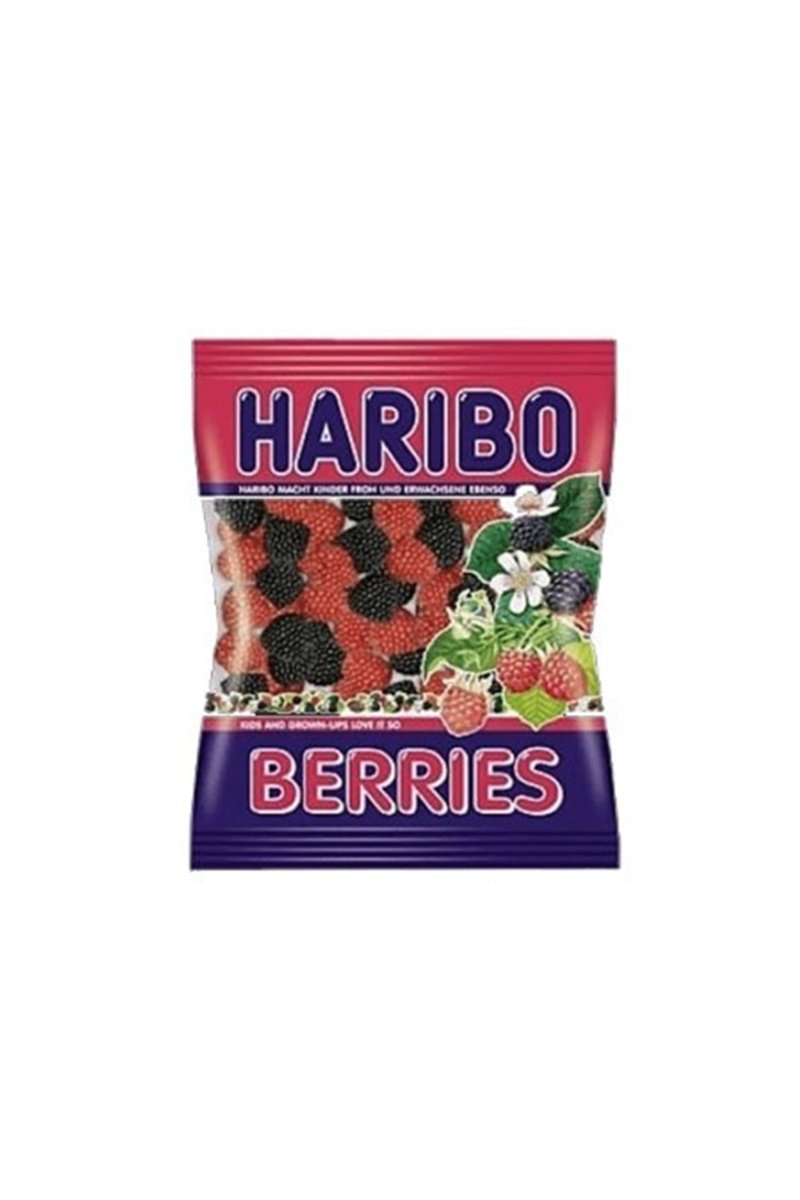 Haribo Berries Gummy Candy 2.82 oz (80g) Big Size Single Bag | TG Gourmet