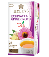 HYLEYS ECHINACEA & GINGER ROOT TEA 1.32oz X 25pc - TULUMBA
