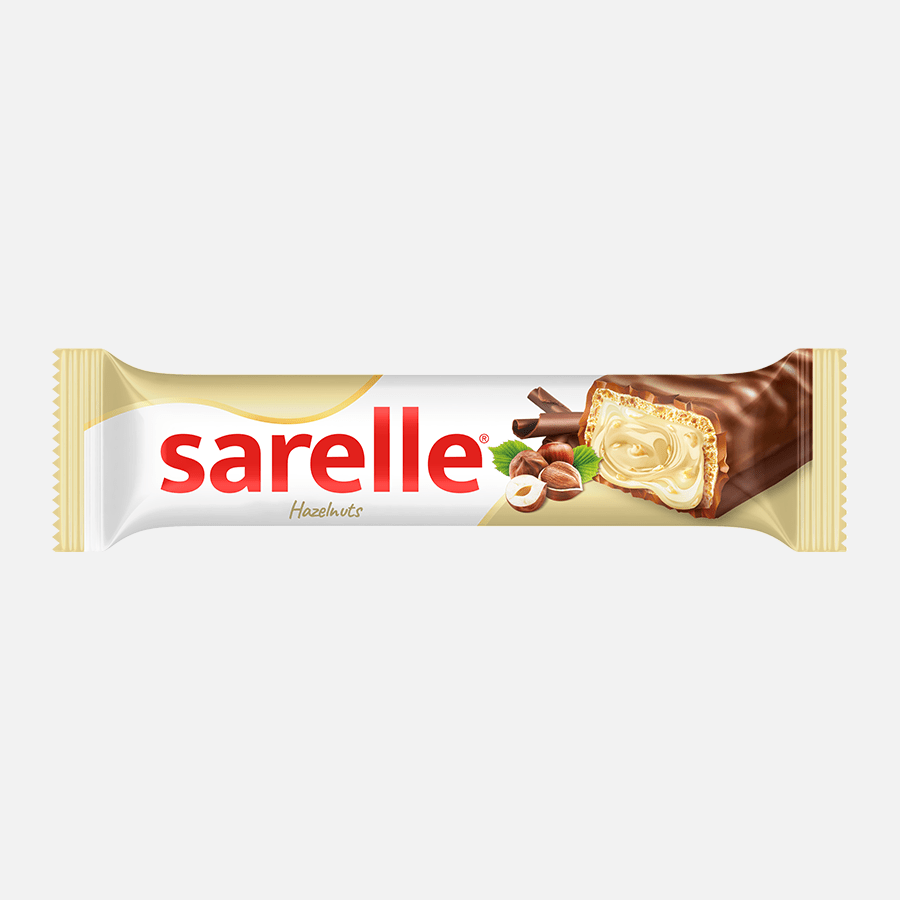 Sarelle Wafer Hazelnut & Milk Chocolate Cream 1.2 oz (33g) Pack | TG Gourmet