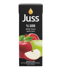 JUSS %100 APPLE JUICE 6.76 OZ (200ML) (TETRA PACK) - Authentic Turkish & Mediterranean Food | TG Gourmet