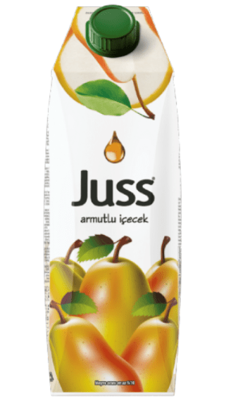 Juss Pear Fruit Drink 33.8 fl oz (1 L) Tetra Pak - Gentle Armut Classic | TG Gourmet